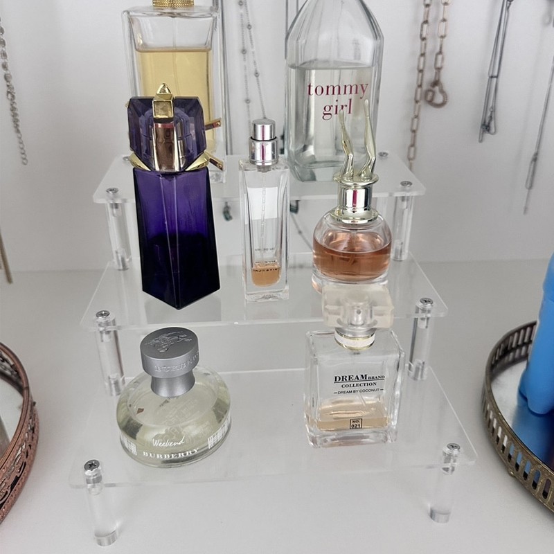 Acrylic beauty perfume storage display rack