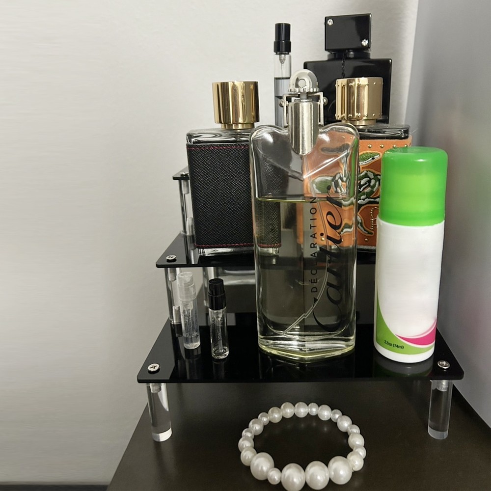 Acrylic beauty perfume storage display rack